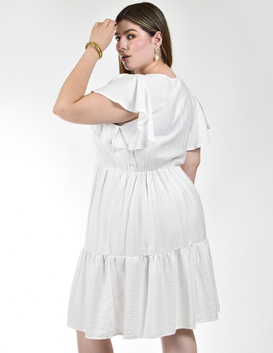 Vestido a la rodilla casual para mujer 2