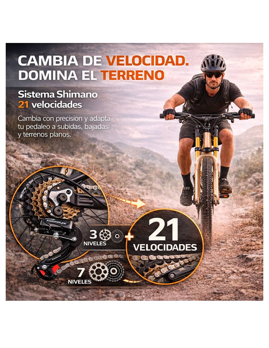 Bicicleta de montaña Centurfit rodada 29 unisex