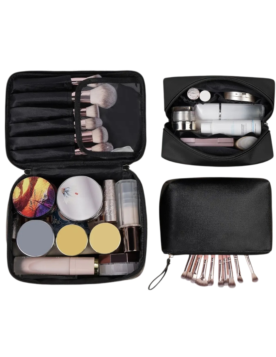 Set cosmetiquera para maquillaje Genérica impermeable 3 piezas para mujer 3