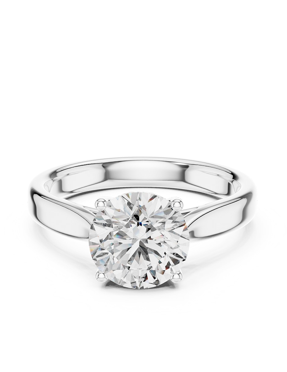 Anillo de compromiso de Oro 18 K zirconia cúbica Anillo de compromiso de Oro 18 K zirconia cúbica