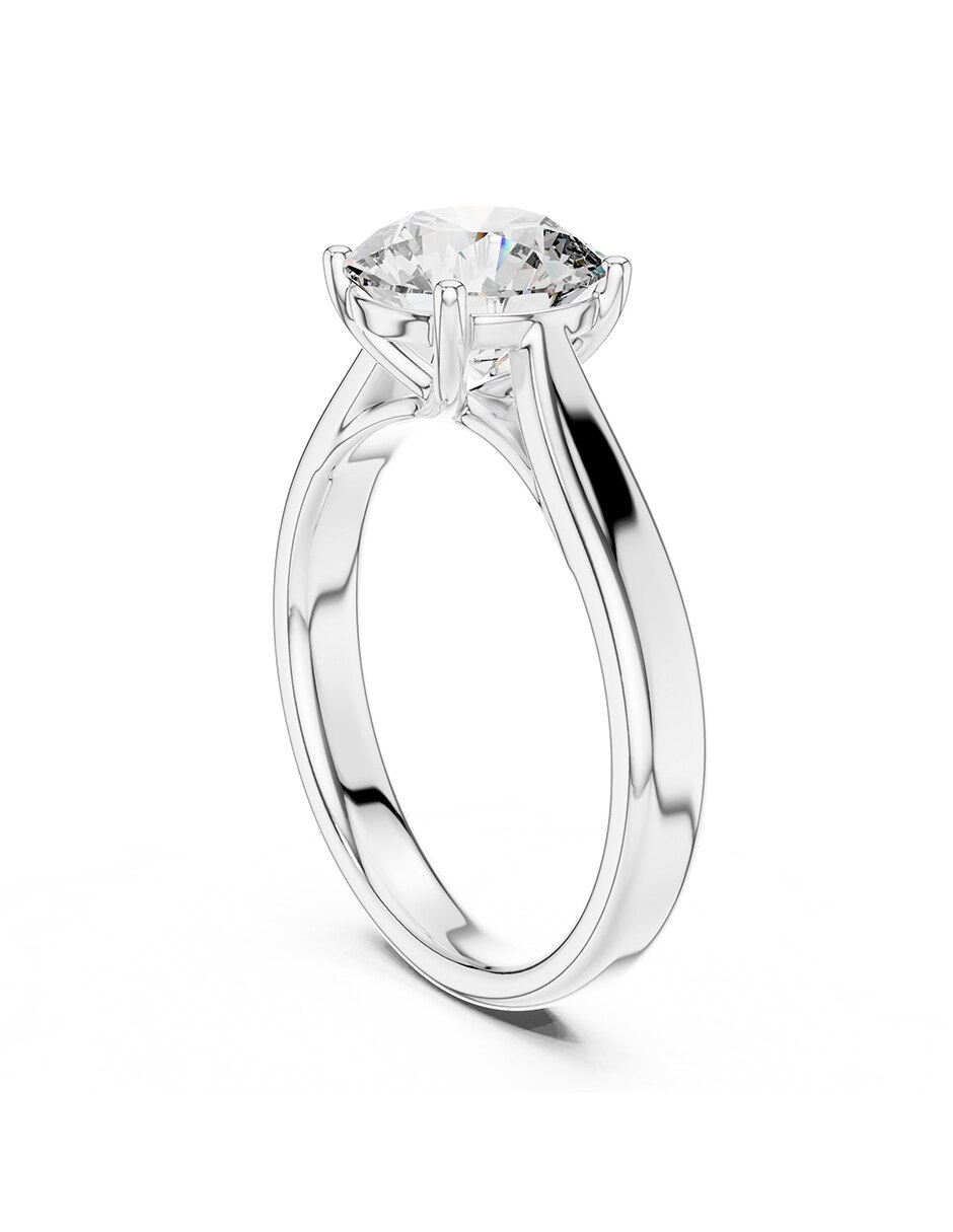 Anillo de compromiso de Oro 18 K diamante de laboratorio 3