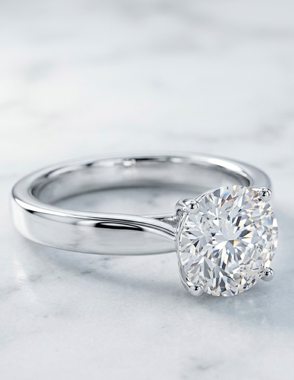 Anillo de compromiso de Oro 18 K diamante de laboratorio 9