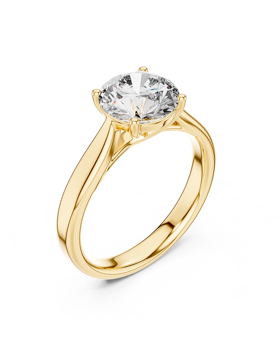 Anillo de compromiso de Oro 18 K Amore Mio diamante de laboratorio