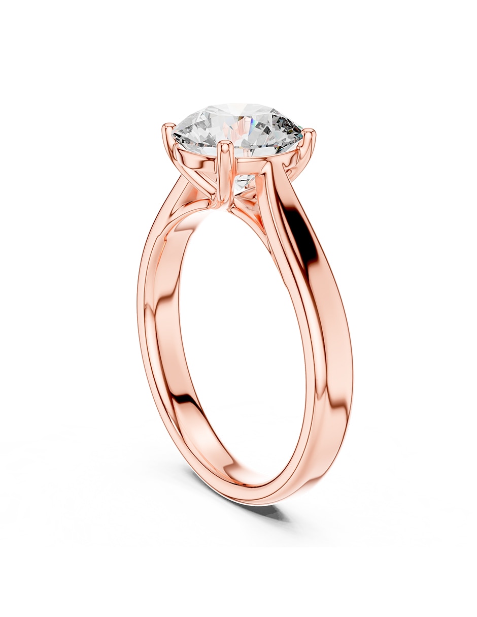 Anillo de compromiso de Oro 14 K 3