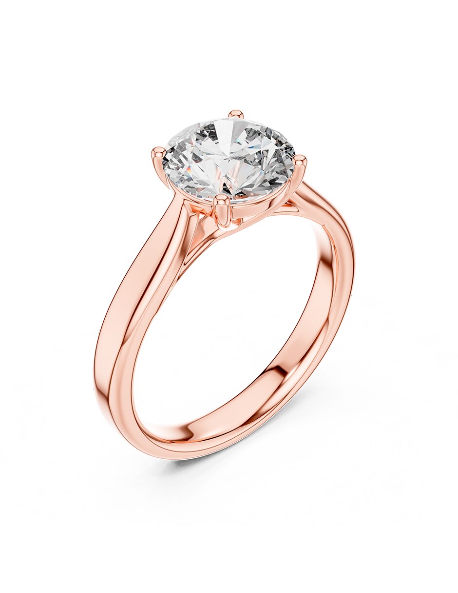 Anillo de compromiso de Oro 14 K 2