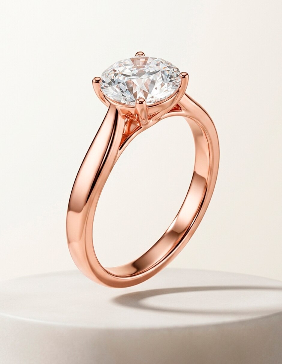 Anillo de compromiso de Oro 14 K 9