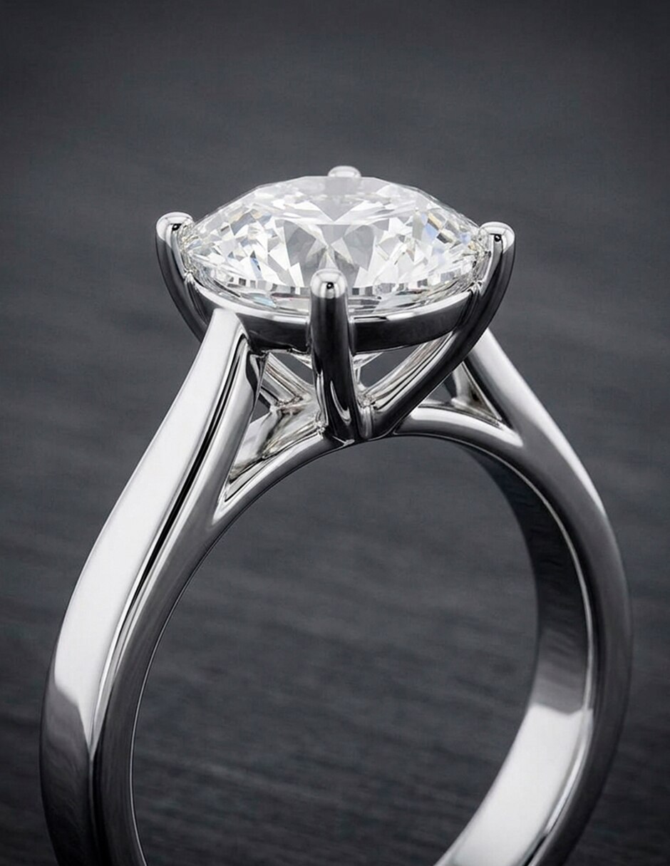 Anillo de compromiso de Oro 18 K 6
