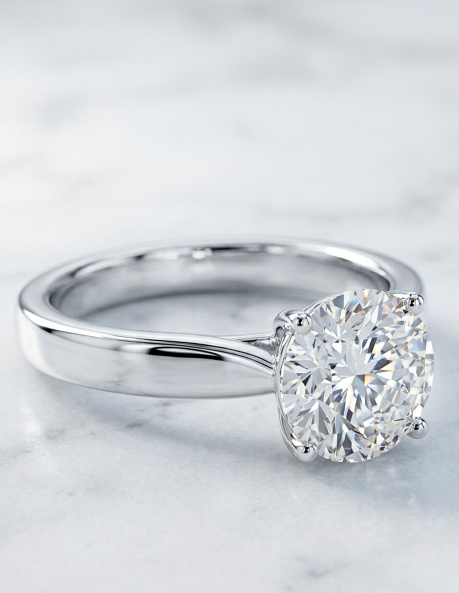 Anillo de compromiso de Oro 18 K 10
