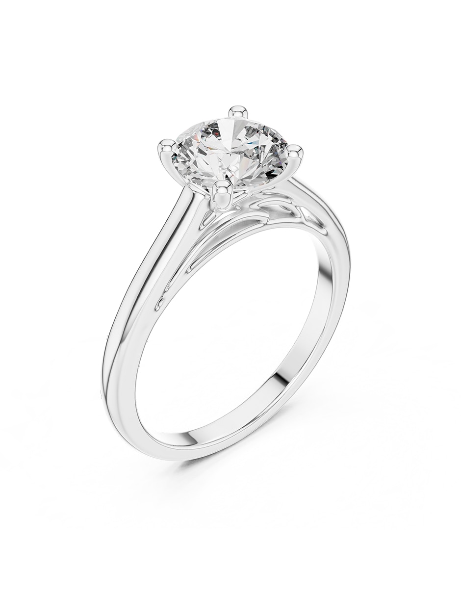 Anillo de compromiso de Oro 9 K 2