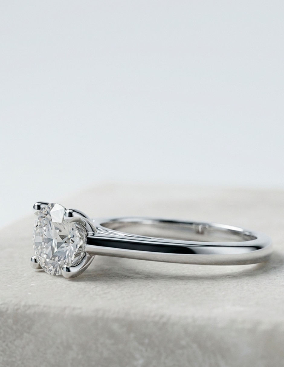 Anillo de compromiso de Oro 9 K 8