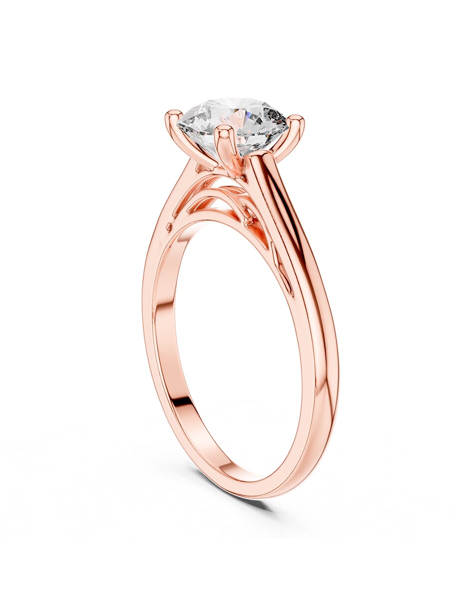 Anillo de compromiso de Oro 9 K 3