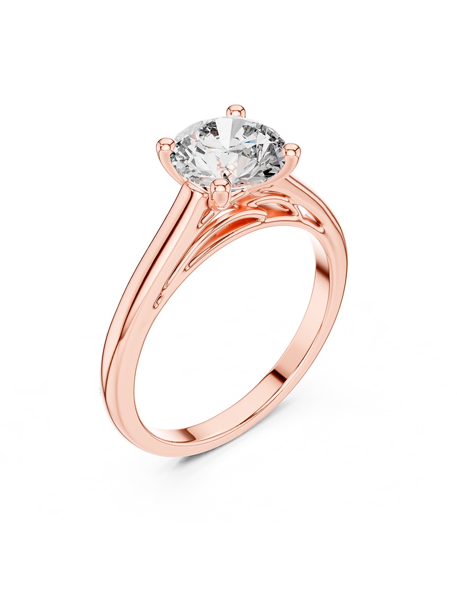 Anillo de compromiso de Oro 18 K 2
