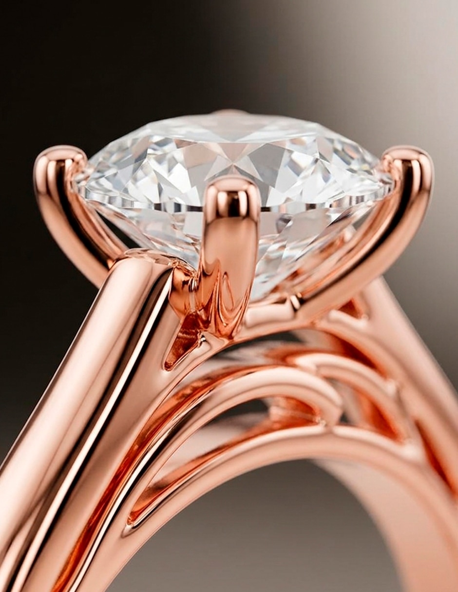 Anillo de compromiso de Oro 18 K 9