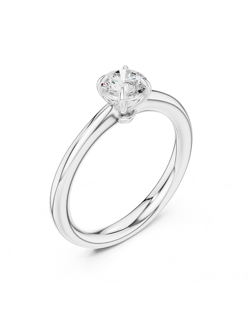 Anillo de compromiso de Oro 9 K 2