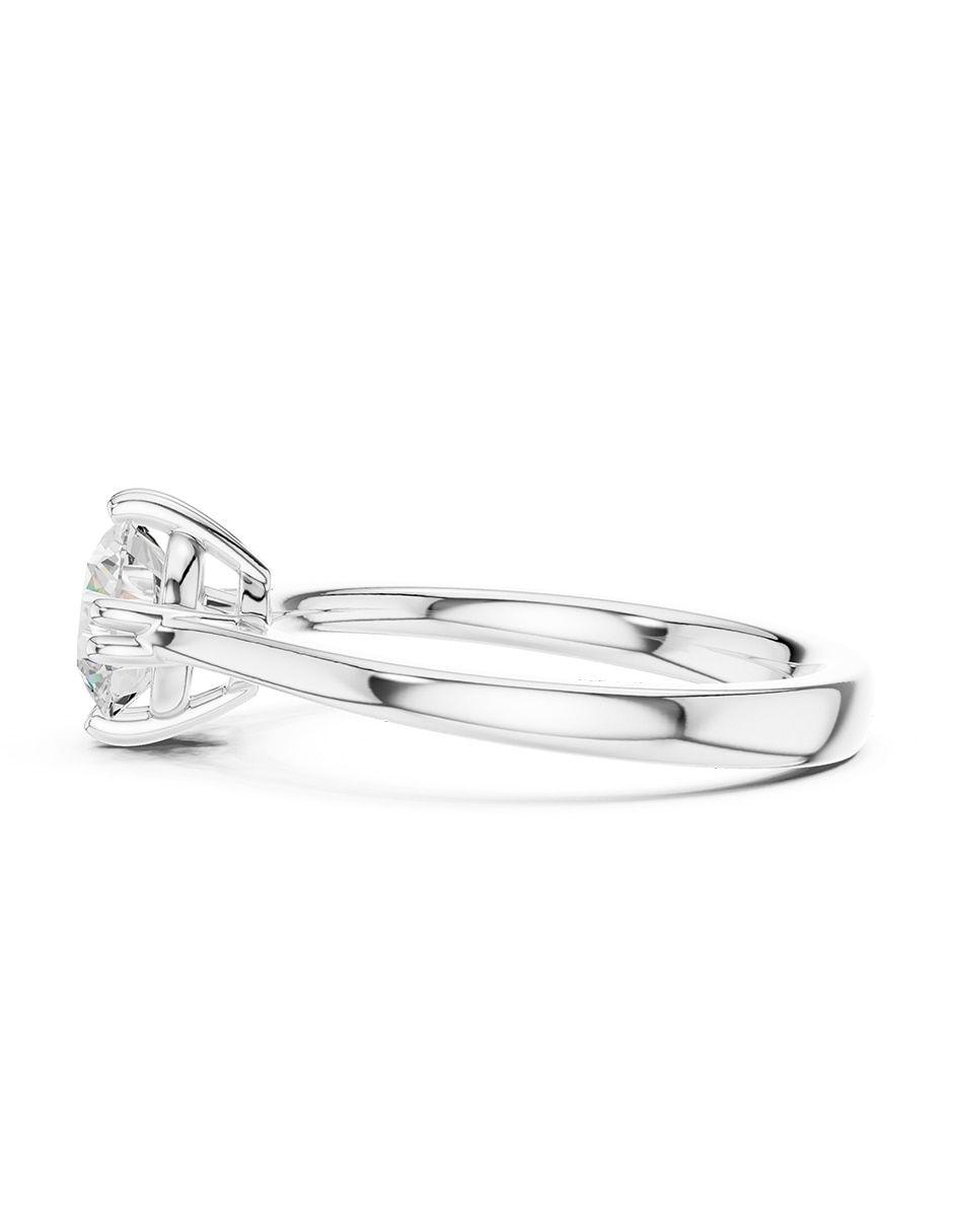 Anillo de compromiso de oro 14 k diamante de laboratorio 5