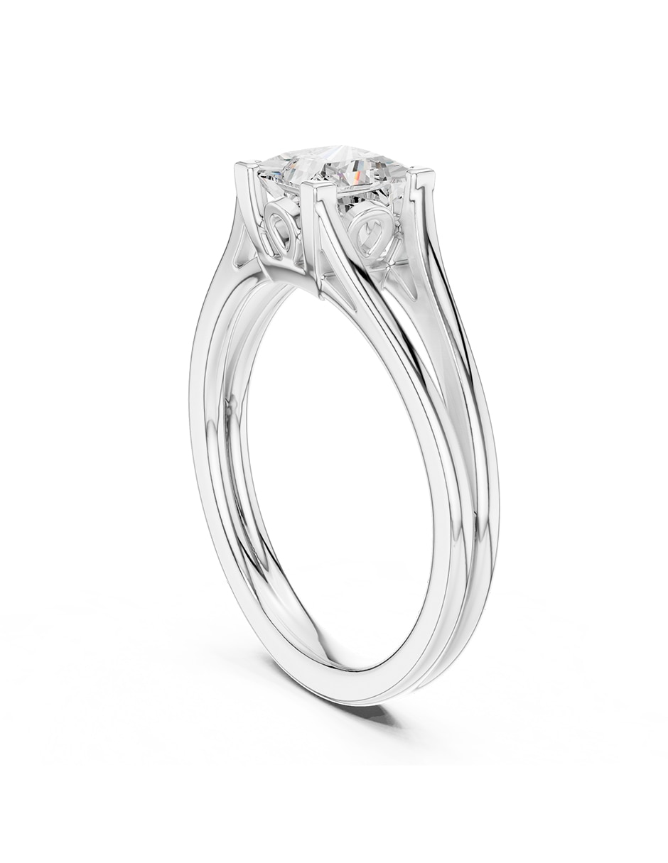 Anillo de compromiso de oro 18 k 3