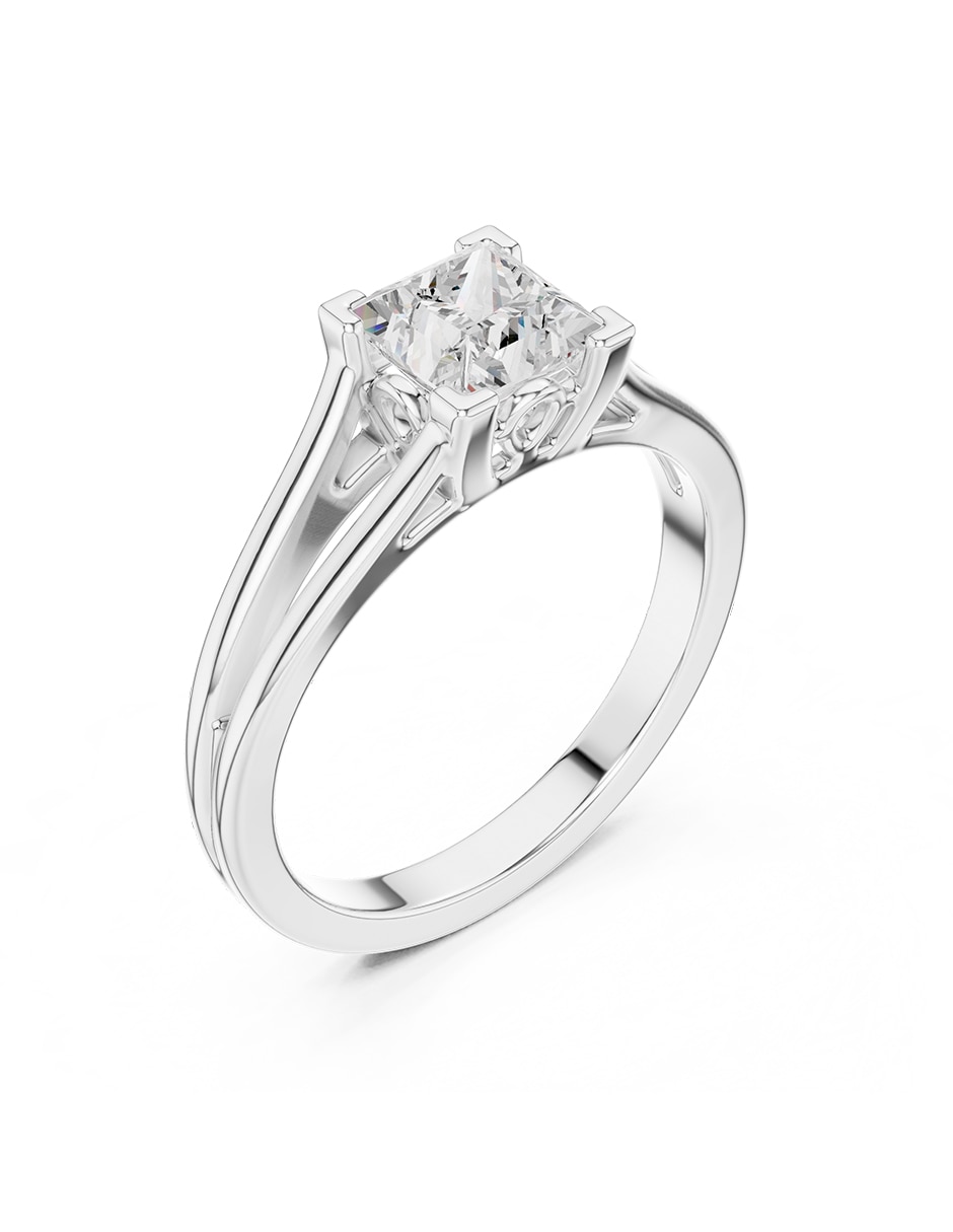 Anillo de compromiso de oro 9 k 2