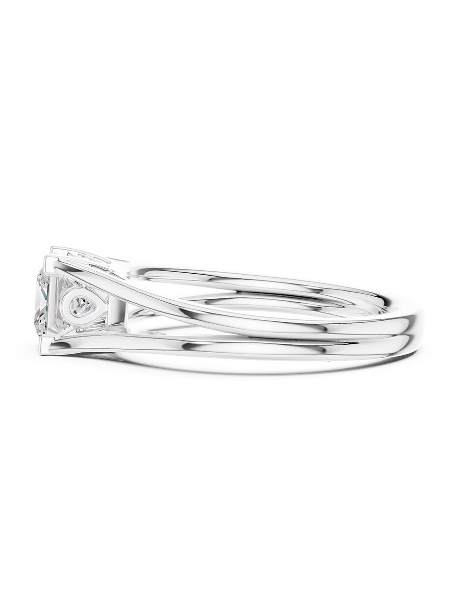 Anillo de compromiso de oro 9 k 5