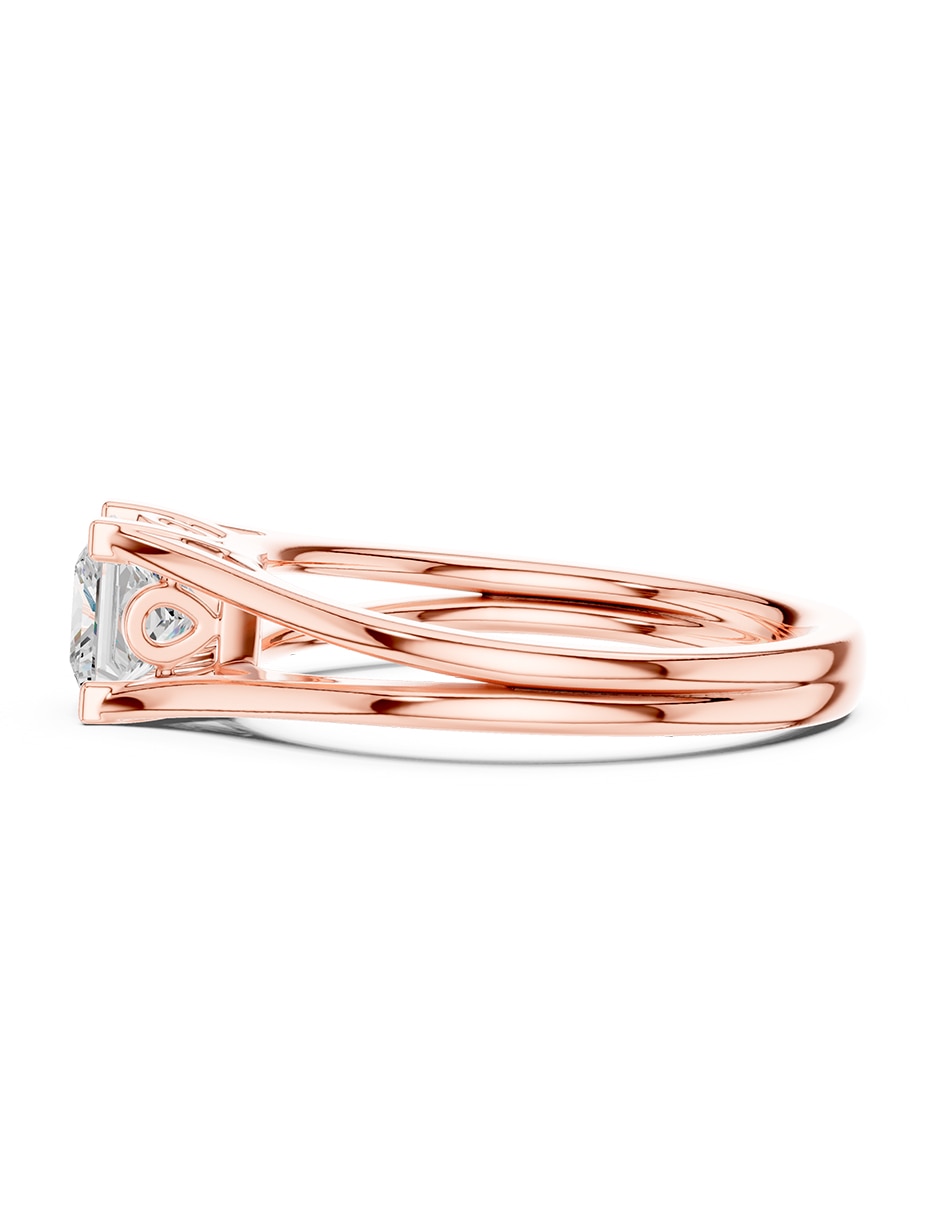 Anillo de compromiso de oro 18 k 5