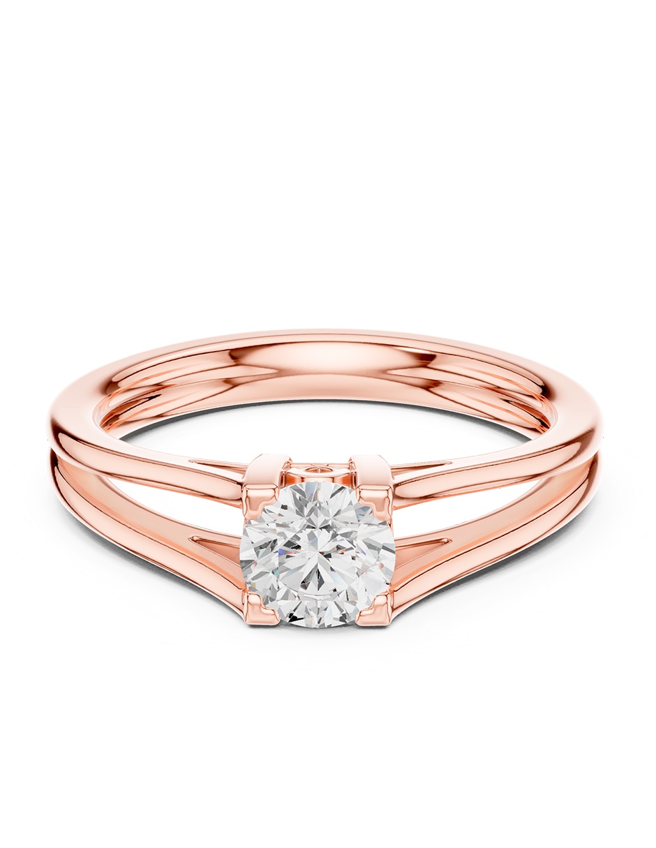 Anillo de compromiso de oro 14 k zirconia cúbica Anillo de compromiso de oro 14 k zirconia cúbica