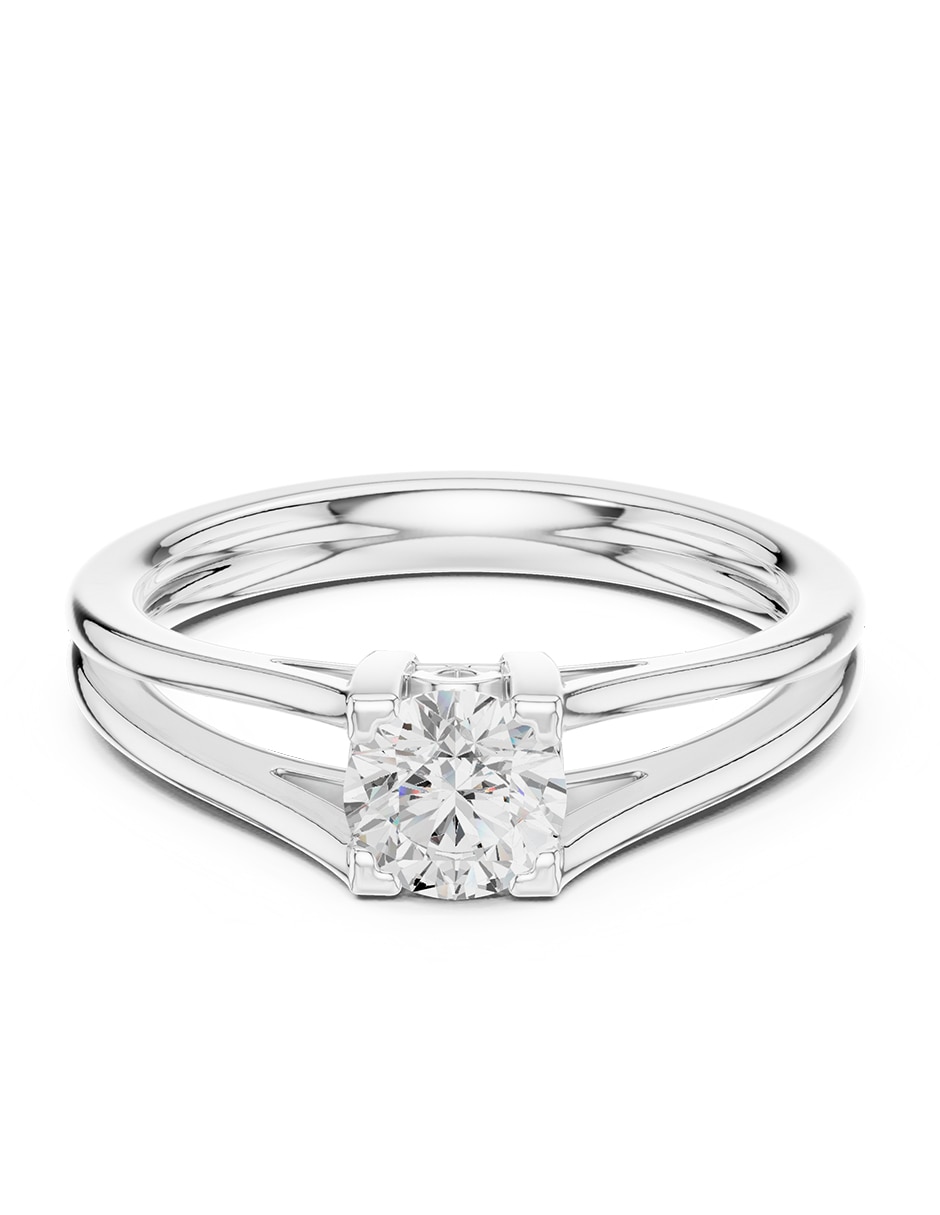 Anillo de compromiso de oro 9 k 1