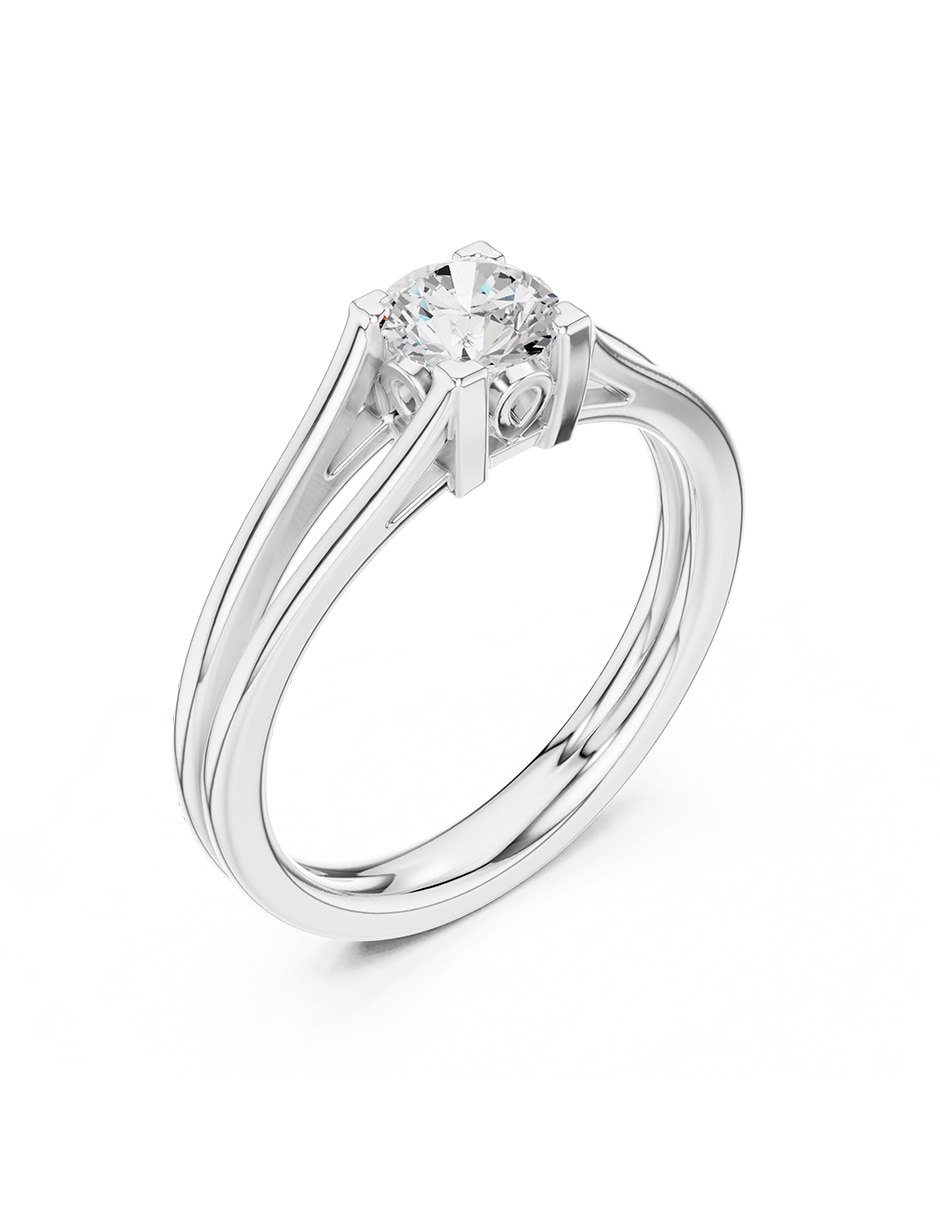 Anillo de compromiso de oro 9 k 2