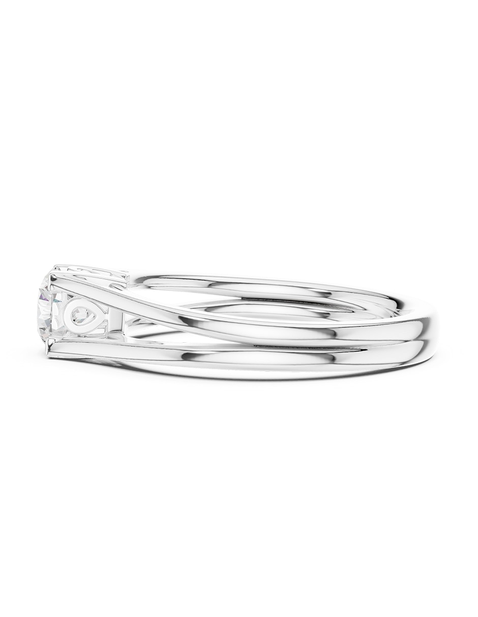 Anillo de compromiso de oro 9 k 5