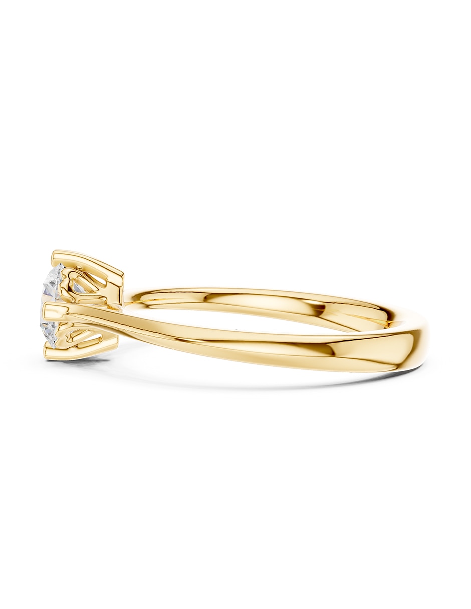 Anillo de compromiso de oro 14 k 5