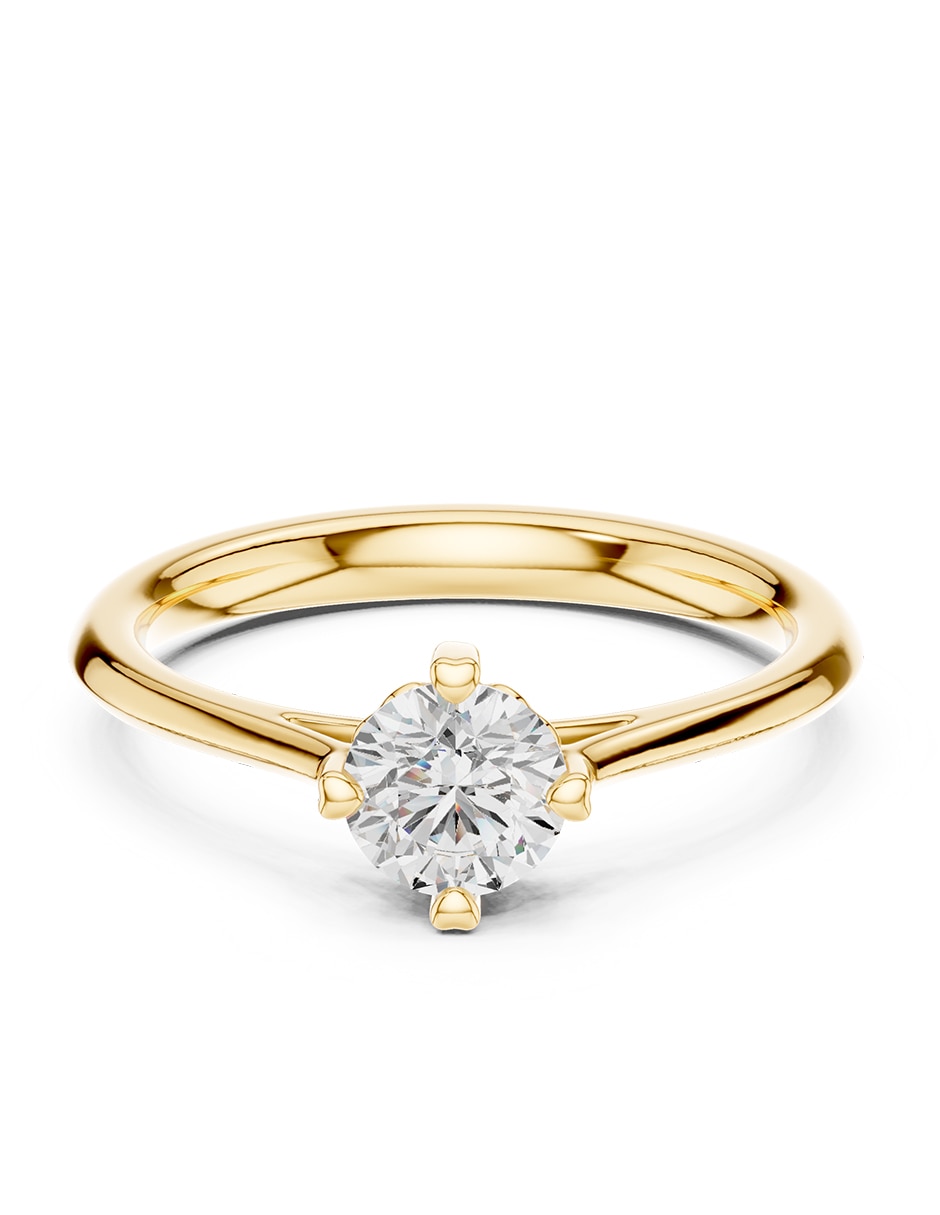 Anillo de compromiso de oro 18 k Anillo de compromiso de oro 18 k
