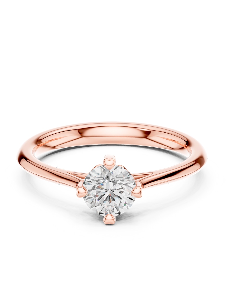 Anillo de compromiso de oro 18 k