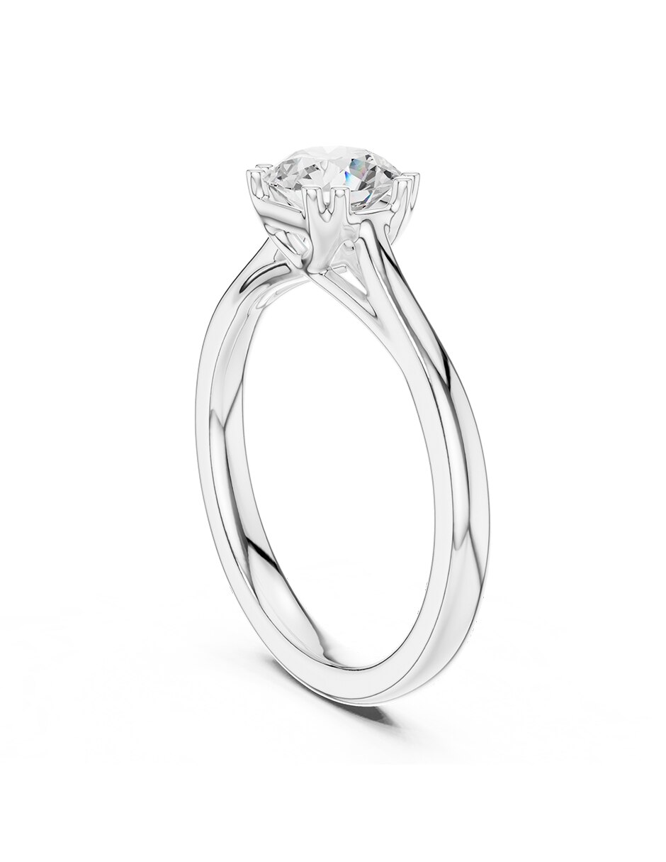 Anillo de compromiso de oro 9 k 3