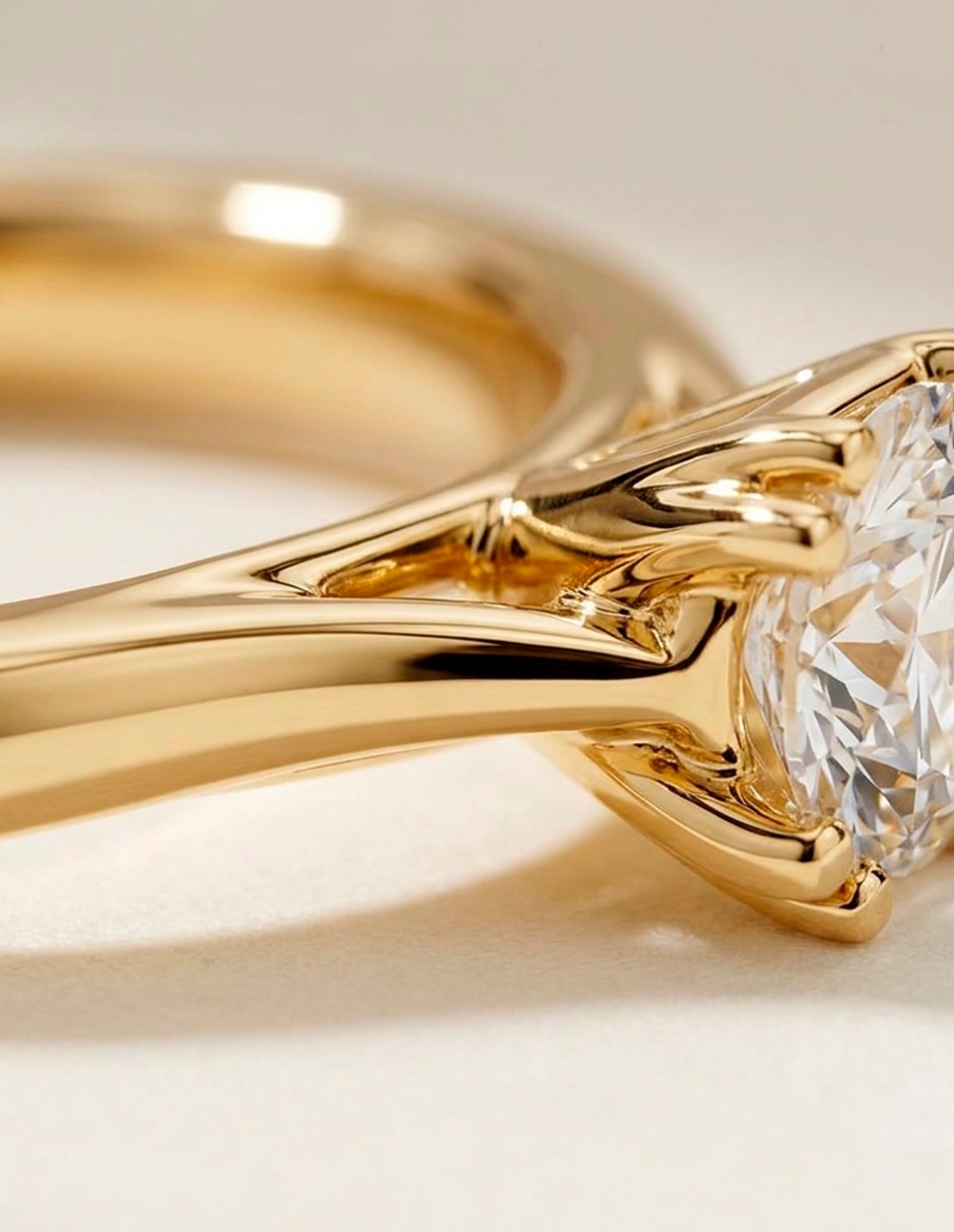 Anillo de compromiso de oro 9 K Amore Mio Amore Mio!