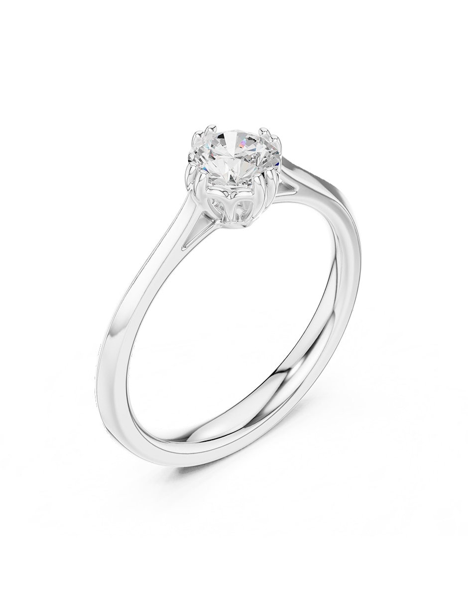 Anillo de compromiso de oro 18 K ! 2