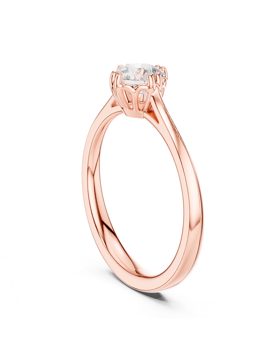 Anillo de compromiso de oro 9 K ! 3