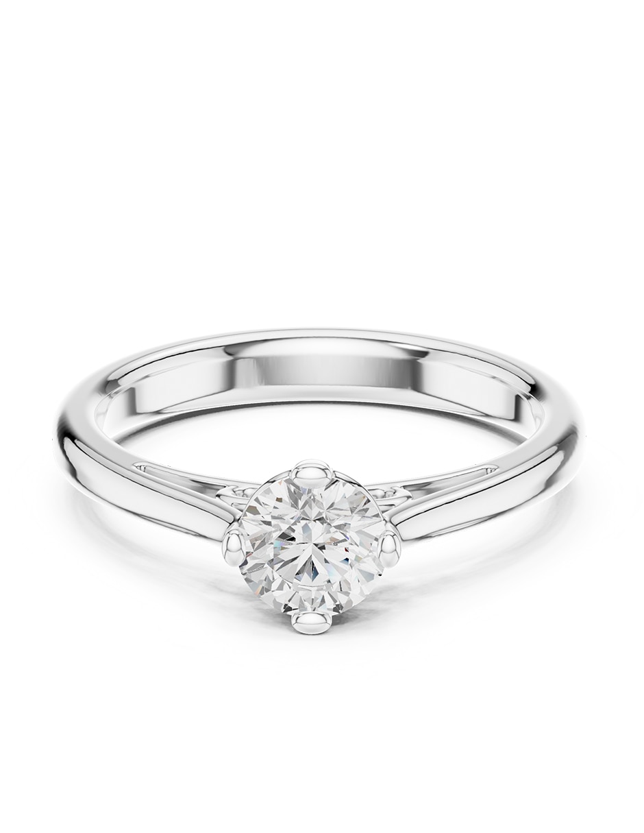 Anillo de compromiso de oro 18 K 1