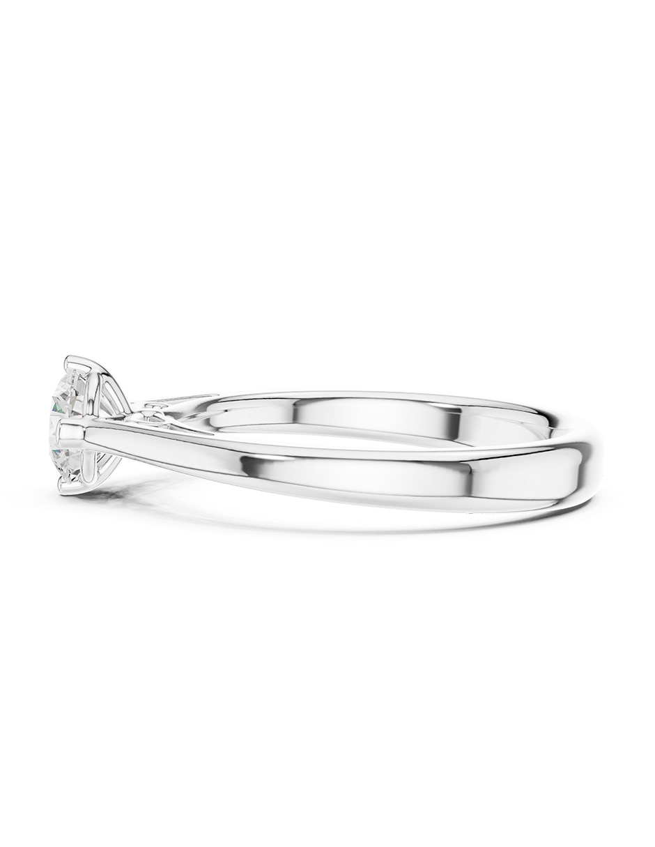 Anillo de compromiso de oro 18 K 4