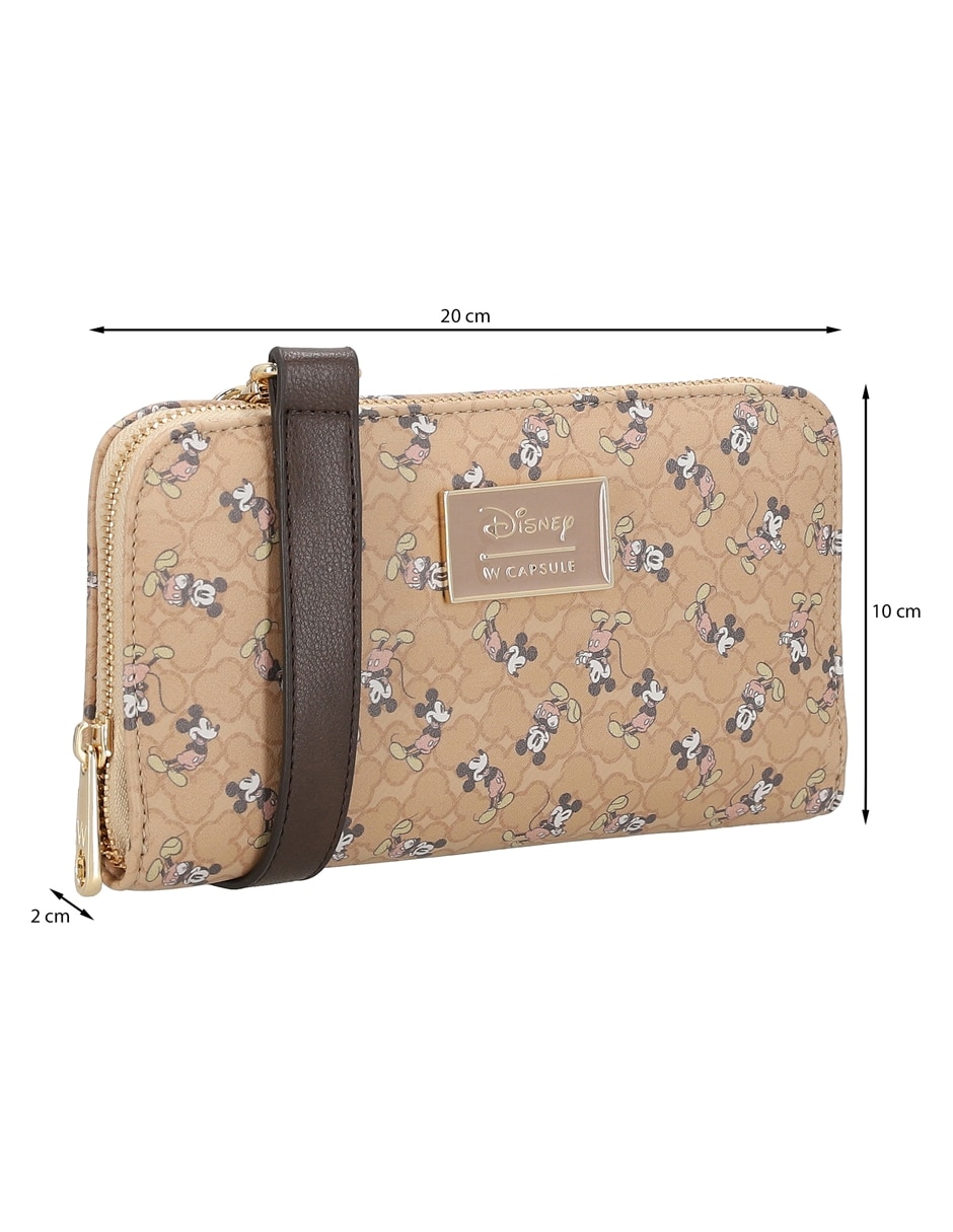 Cartera W Capsule Mickey Mouse para mujer