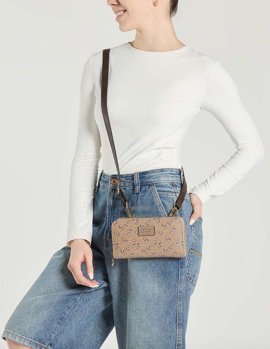 Cartera W Capsule Mickey Mouse para mujer