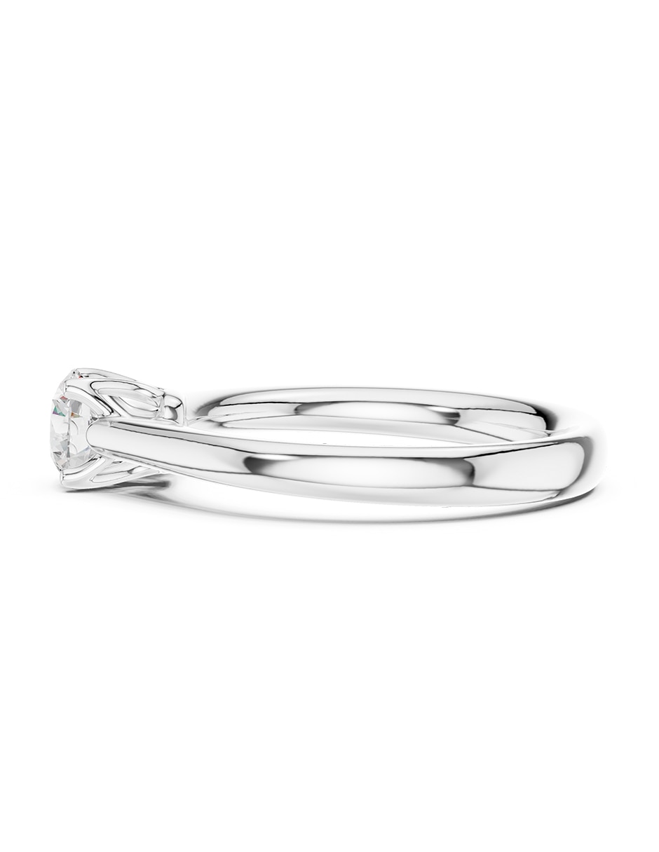Anillo de compromiso de oro 14 K 4