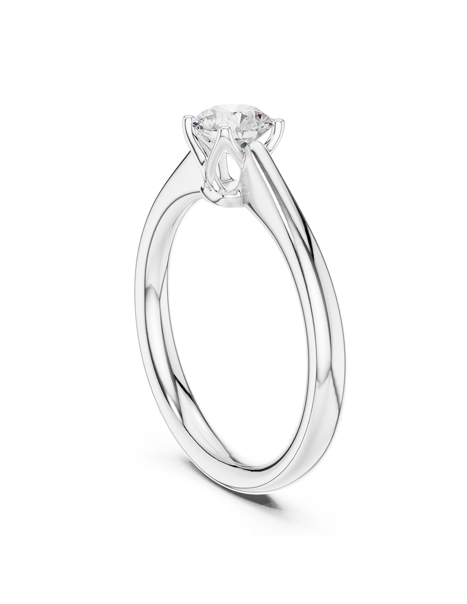 Anillo de compromiso de oro 14 K 5