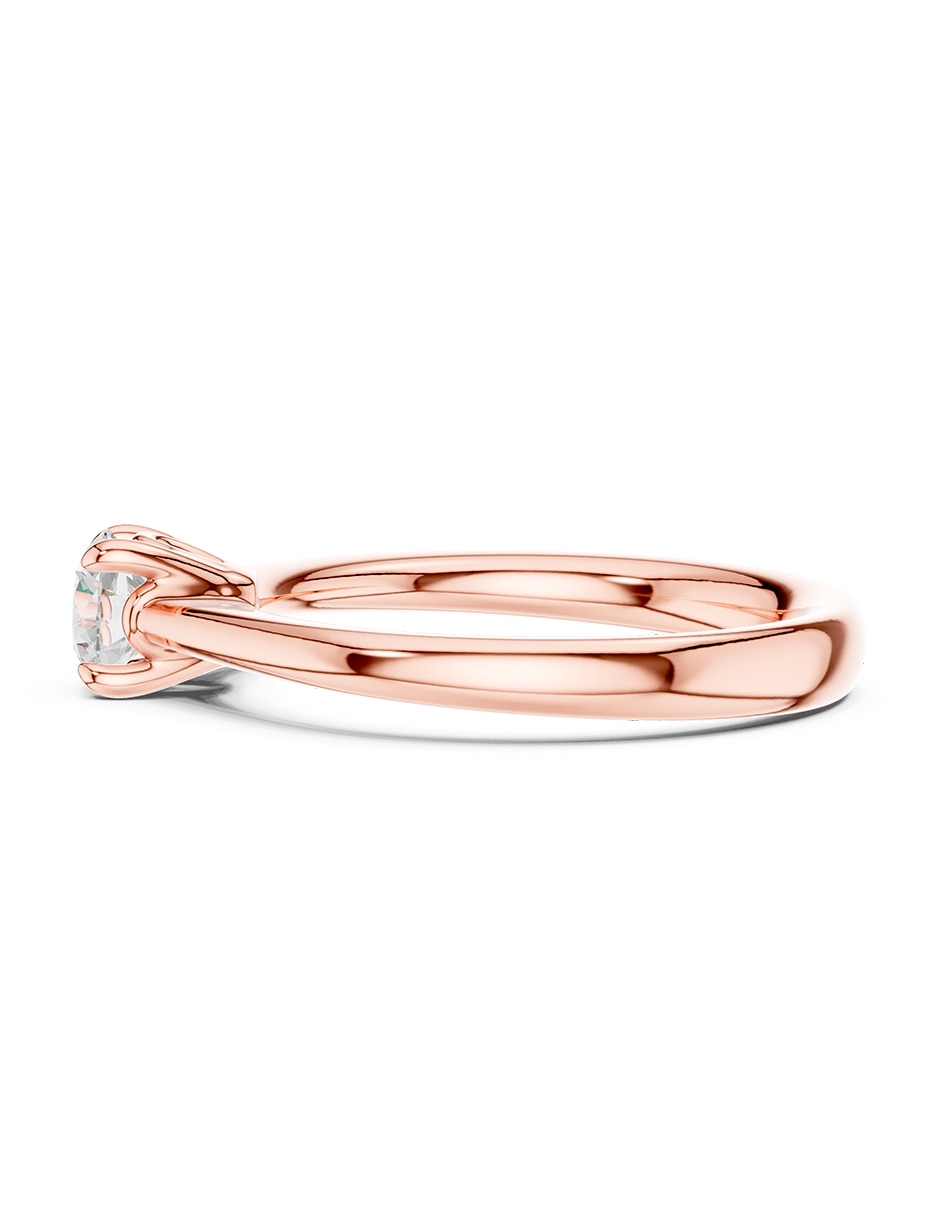 Anillo de compromiso de oro 14 K 5