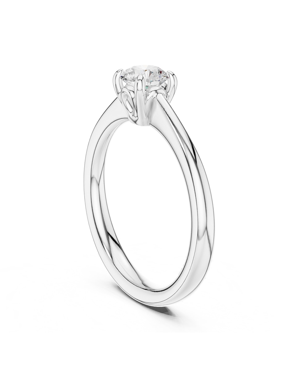 Anillo de compromiso de oro 9 K 3