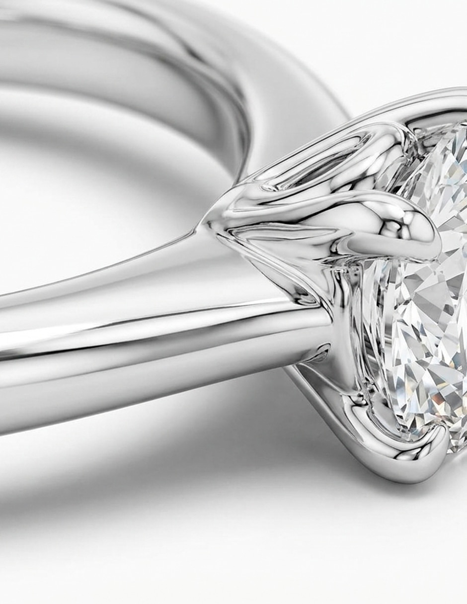 Anillo de compromiso de oro 9 K 10