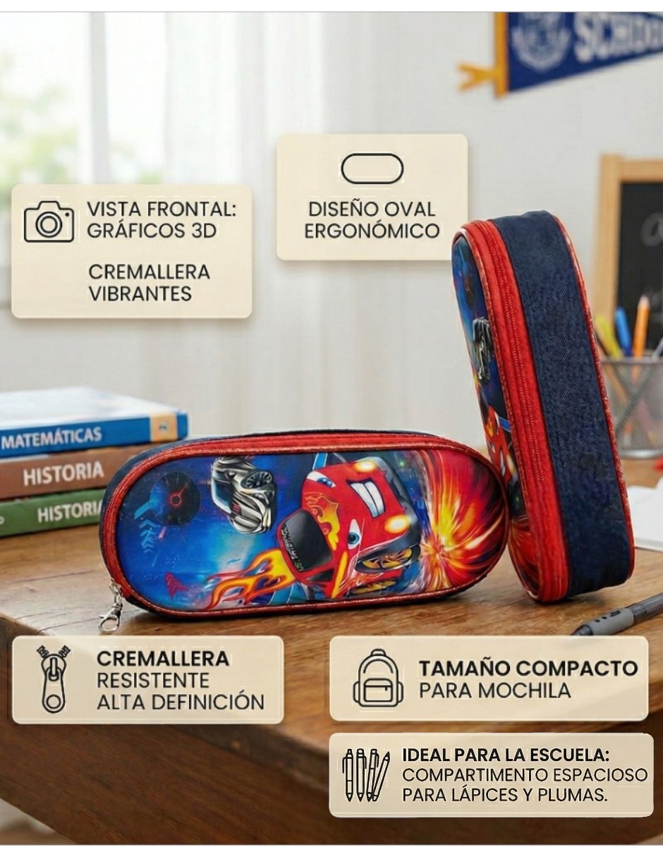 Set mochila escolar Cm-Top para niño