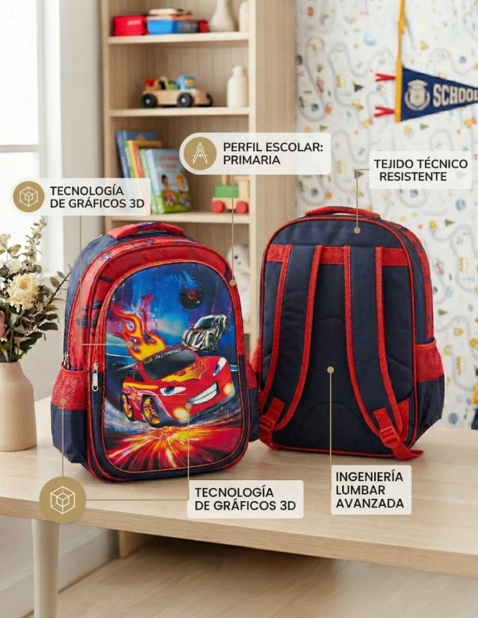 Set mochila escolar Cm-Top para niño
