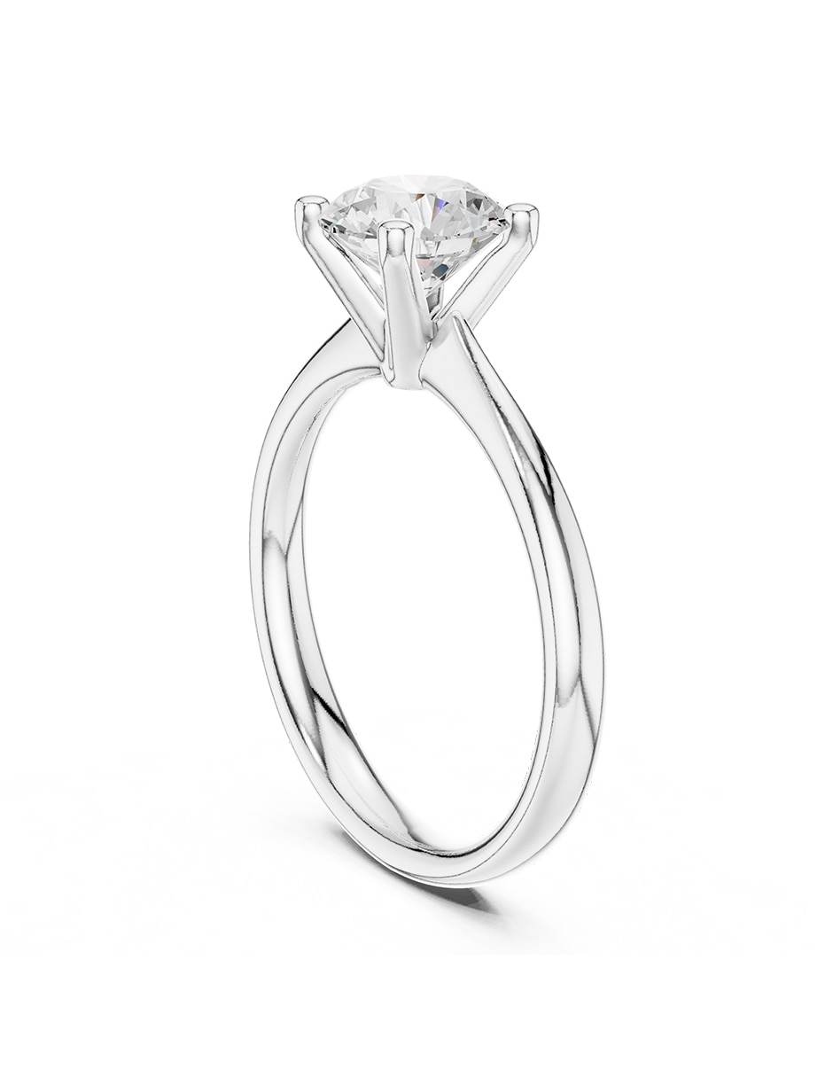 Anillo de compromiso de oro 9 K 3
