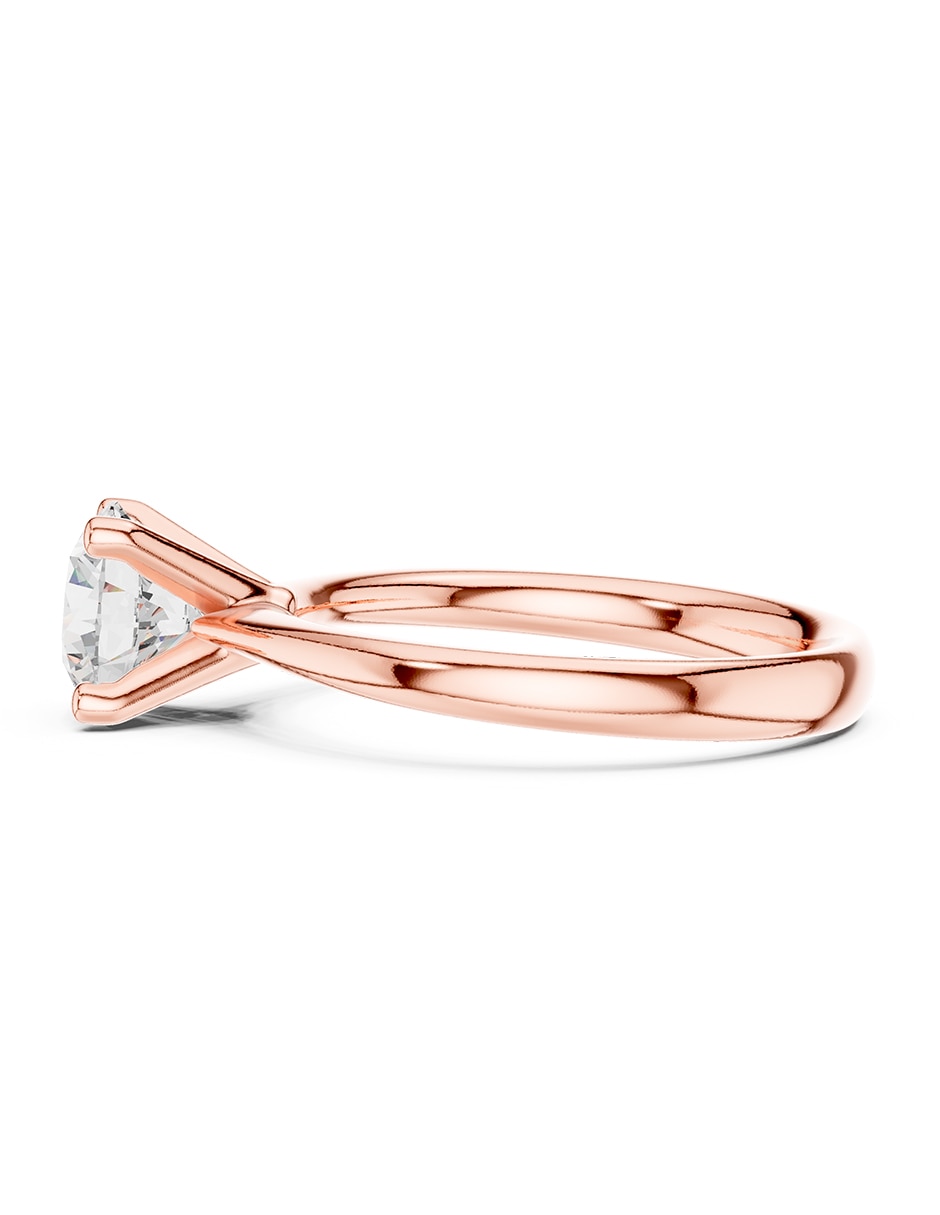 Anillo de compromiso de oro 14 K 5