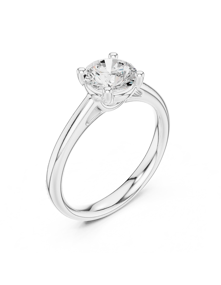 Anillo de compromiso de oro 9 k 2
