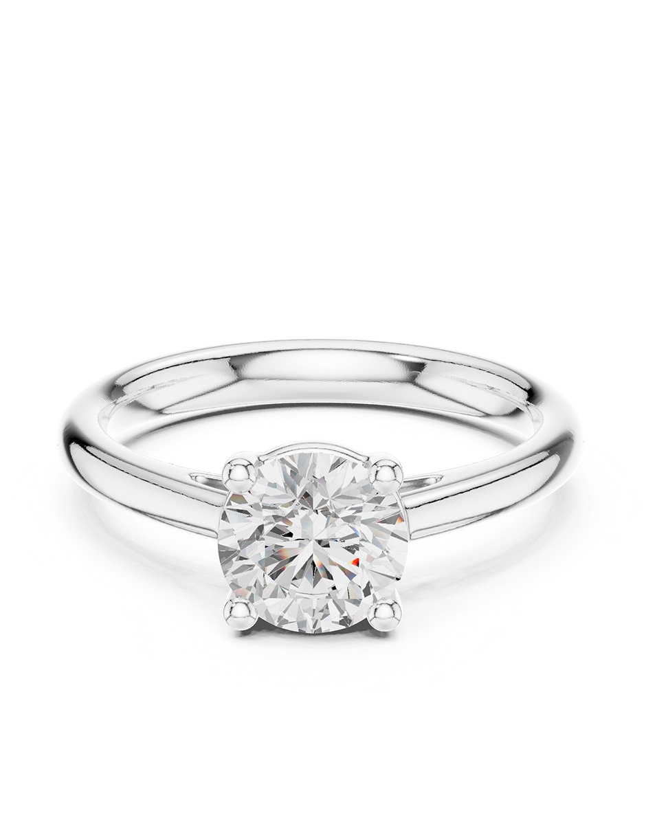 Anillo de compromiso de oro 14 k 1