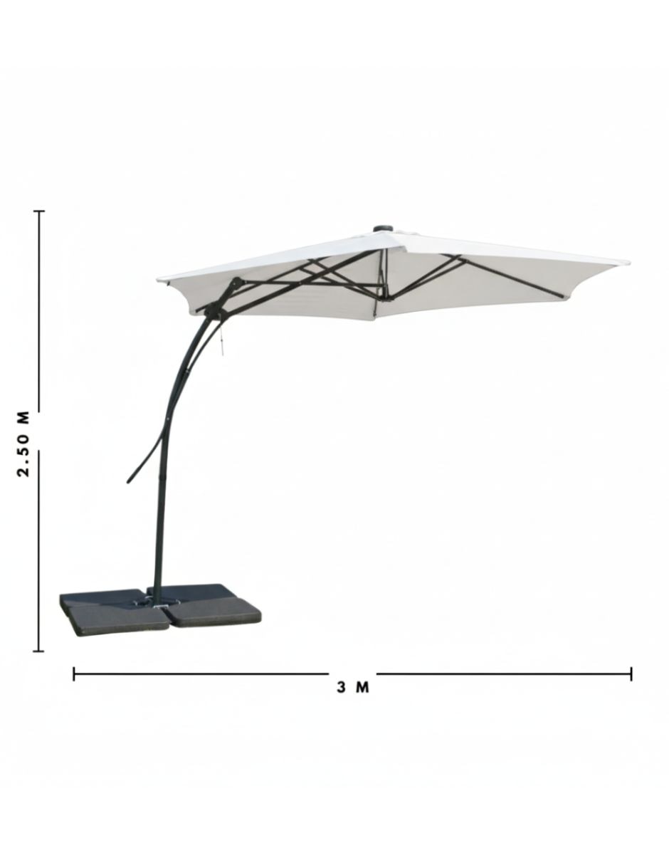 Sombrilla para jardín taza 4